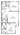 1,003 sq. ft. B1 floor plan