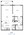 889 sq. ft. A2t floor plan