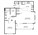 784 sq. ft. A3A floor plan