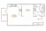 616 sq. ft. Spoke floor plan