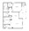 767 sq. ft. A2/Florence floor plan