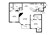 1,095 sq. ft. McDermott floor plan
