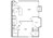 716 sq. ft. Stern floor plan