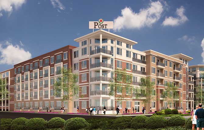 Post at Afton Oaks Apartment