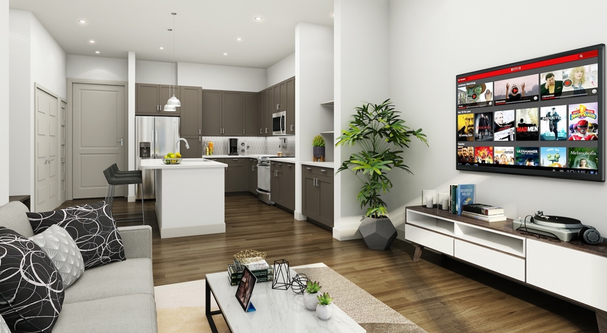 Rosslyn at Garden Oaks - Living/Kitchen - Photo 7 of 7