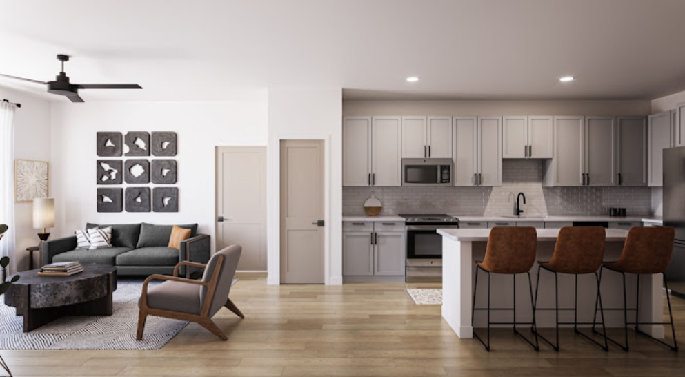 Birchway Sherman - Living/Kitchen - Photo 5 of 6
