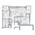 1,157 sq. ft. B2A floor plan