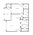 676 sq. ft. A1/Tuscany floor plan