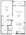 747 sq. ft. to 754 sq. ft. A7 floor plan