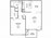 823 sq. ft. A-3 floor plan