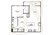873 sq. ft. to 998 sq. ft. A3 floor plan