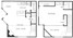838 sq. ft. LOFT floor plan