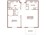840 sq. ft. to 940 sq. ft. Neches floor plan