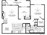 910 sq. ft. A4 floor plan