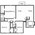 1,257 sq. ft. floor plan