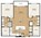 1,237 sq. ft. McDonald floor plan