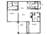 984 sq. ft. B1 floor plan