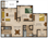 886 sq. ft. Kerrville floor plan