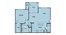 835 sq. ft. A3-Bluebonnet floor plan