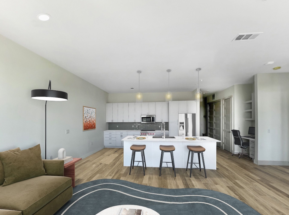 Lenox Heights - Living/Kitchen - Photo 4 of 9