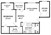 771 sq. ft. Oriental floor plan