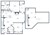 1,229 sq. ft. B3L floor plan