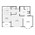 919 sq. ft. A4B Signac floor plan