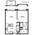 650 sq. ft. to 665 sq. ft. A3 floor plan