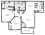 1,000 sq. ft. B1 floor plan