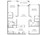 1,372 sq. ft. Woolworth/C7D floor plan