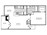 682 sq. ft. C floor plan