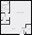 500 sq. ft. Studio S1one occupant max floor plan
