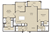 1,214 sq. ft. C1 floor plan