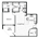 848 sq. ft. A7.1 floor plan