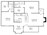 965 sq. ft. B2 floor plan