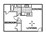 651 sq. ft. A1 floor plan