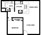 660 sq. ft. Ashland floor plan