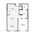 670 sq. ft. A1S1 Braque Alt floor plan