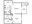 706 sq. ft. Bluestone floor plan