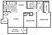 828 sq. ft. C floor plan