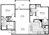 1,148 sq. ft. Dallas floor plan