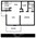 536 sq. ft. A floor plan