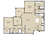 1,338 sq. ft. C2 floor plan