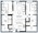 1,134 sq. ft. Presidio(B1) floor plan