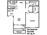 641 sq. ft. floor plan