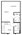 673 sq. ft. to 721 sq. ft. A0 floor plan