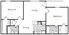 844 sq. ft. floor plan