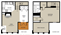 742 sq. ft. A4 floor plan