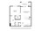 579 sq. ft. Brazos floor plan