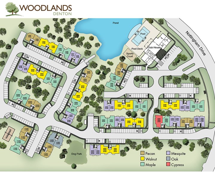 Woodlands Denton I 1120+ for 1, 2 & 3 Bed Apts